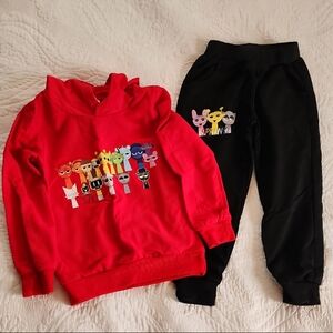 Kids Black Jogger Pants